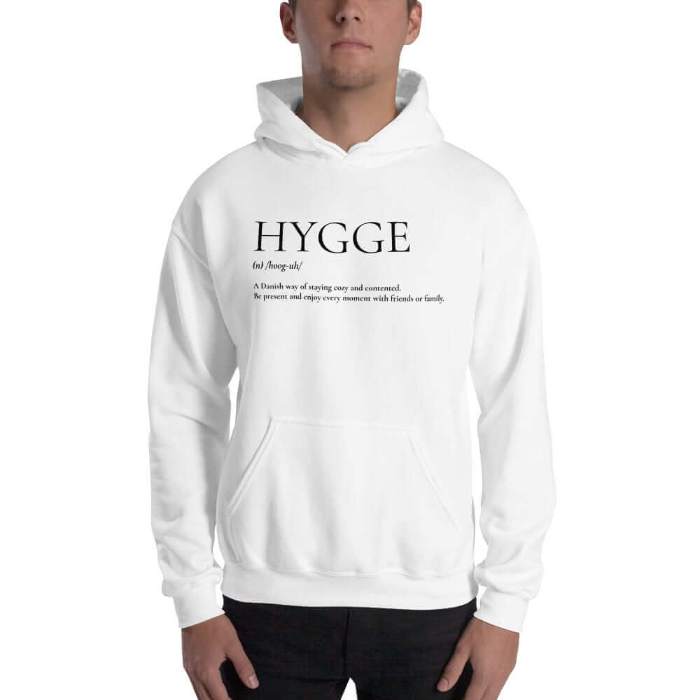 Hygge A Danish Way of Cozy Living Lifestyle Unisex Hoodie, Hoodie, $ 46.00, A Moment Of Now™