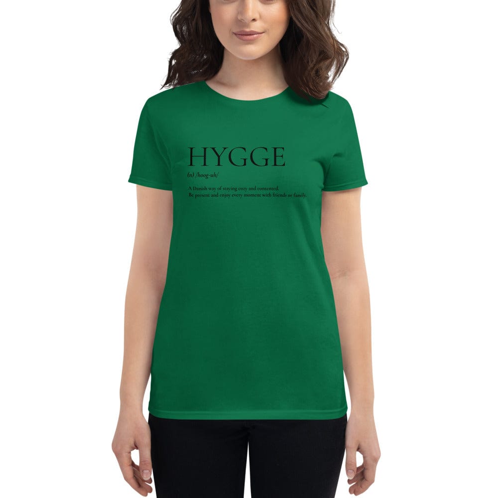 Shop Hygge A Danish Way of Cozy Living Lifestyle Women's Short Sleeve Classic Fit T-shirt, Clothing T-shirts, USA Boutique