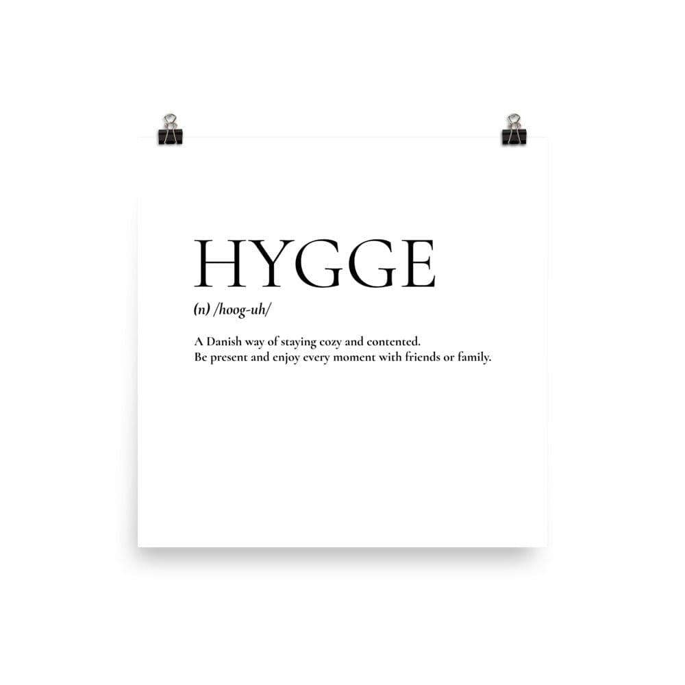 Hygge A Danish Way Of Living Matte Paper Printed Poster, A Moment Of Now, $ 23.00