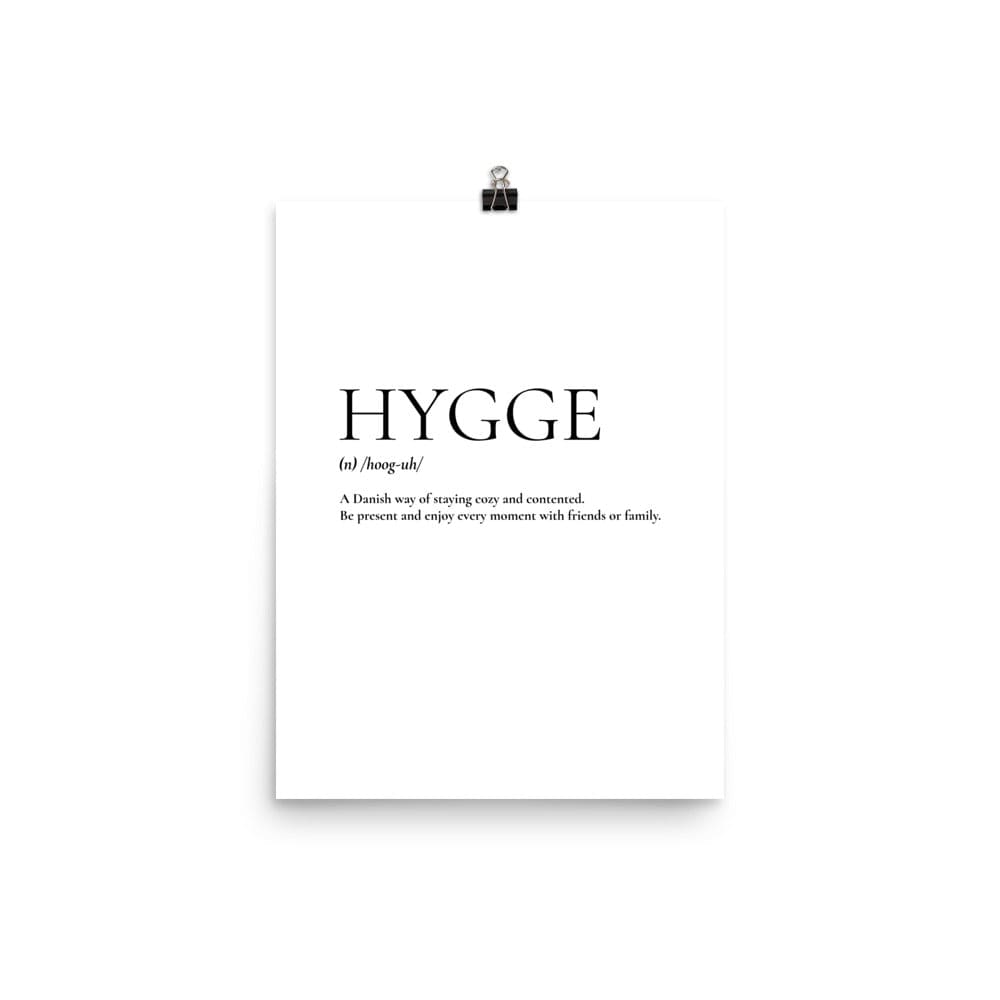 Hygge A Danish Way Of Living Matte Paper Printed Poster, A Moment Of Now, $ 26.00