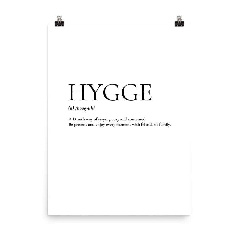 Hygge A Danish Way Of Living Matte Paper Printed Poster, Poster, $ 28.00, A Moment Of Now™