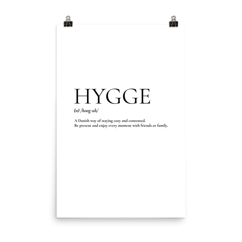 Shop Hygge A Danish Way Of Living Matte Paper Printed Poster, Poster, USA Boutique