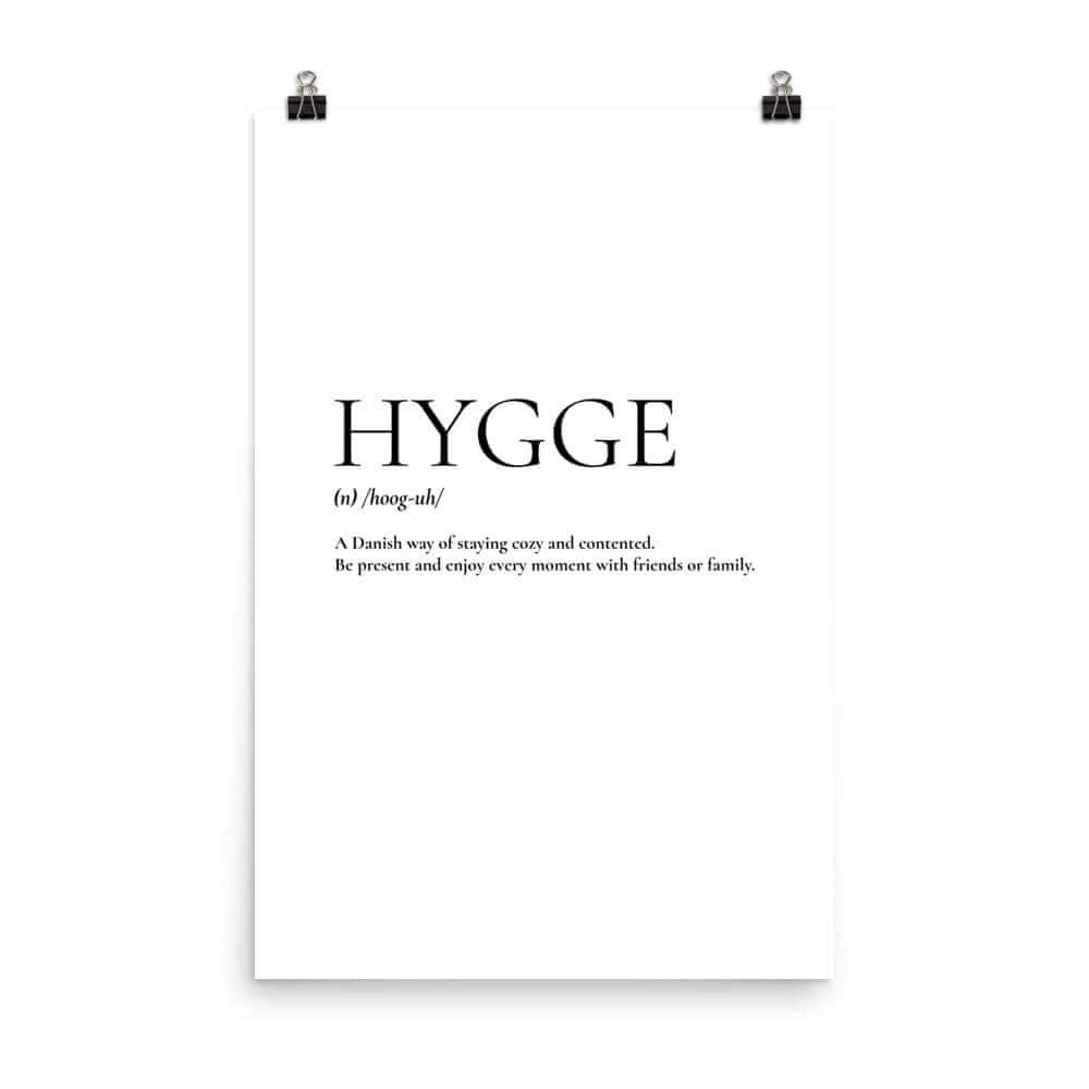 Hygge A Danish Way Of Living Matte Paper Printed Poster, Poster, $ 33.00, A Moment Of Now™