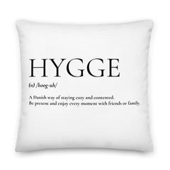 Shop Hygge Danish Way of Living Decorative Throw Pillow Accent Cushion, Pillow, USA Boutique