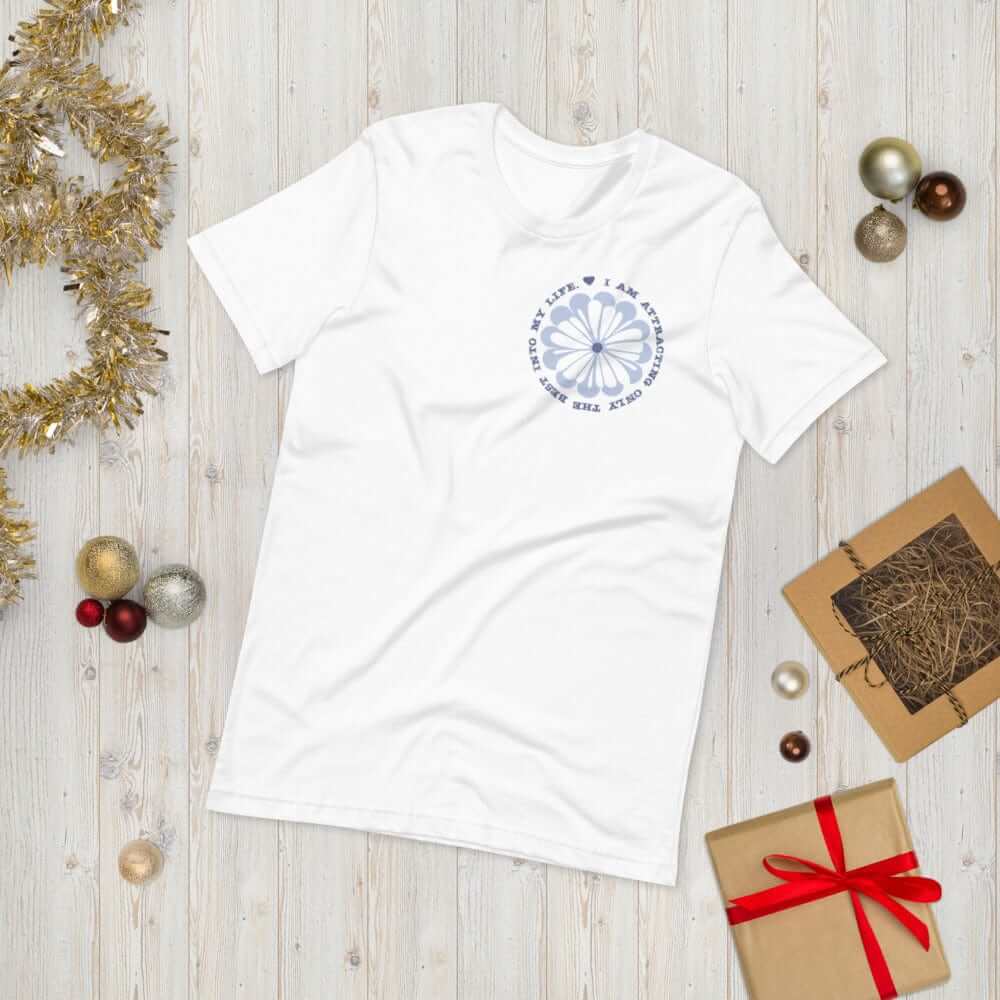I Am Attracting Only The Best Into My Life Short-Sleeve Unisex T-Shirt, Clothing T-shirts, $ 39.00, A Moment Of Now™