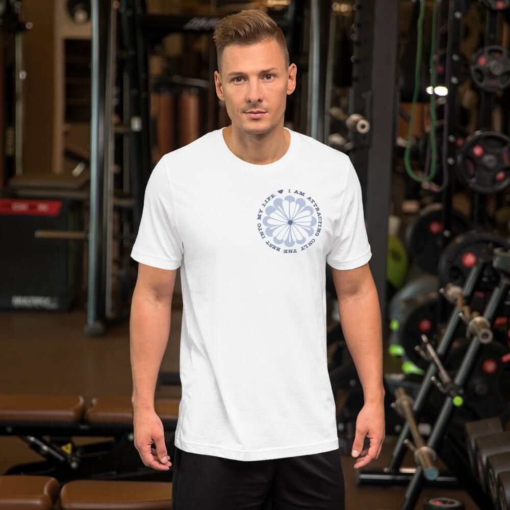 I Am Attracting Only The Best Into My Life Short-Sleeve Unisex T-Shirt, Clothing T-shirts, $ 39.00, A Moment Of Now™