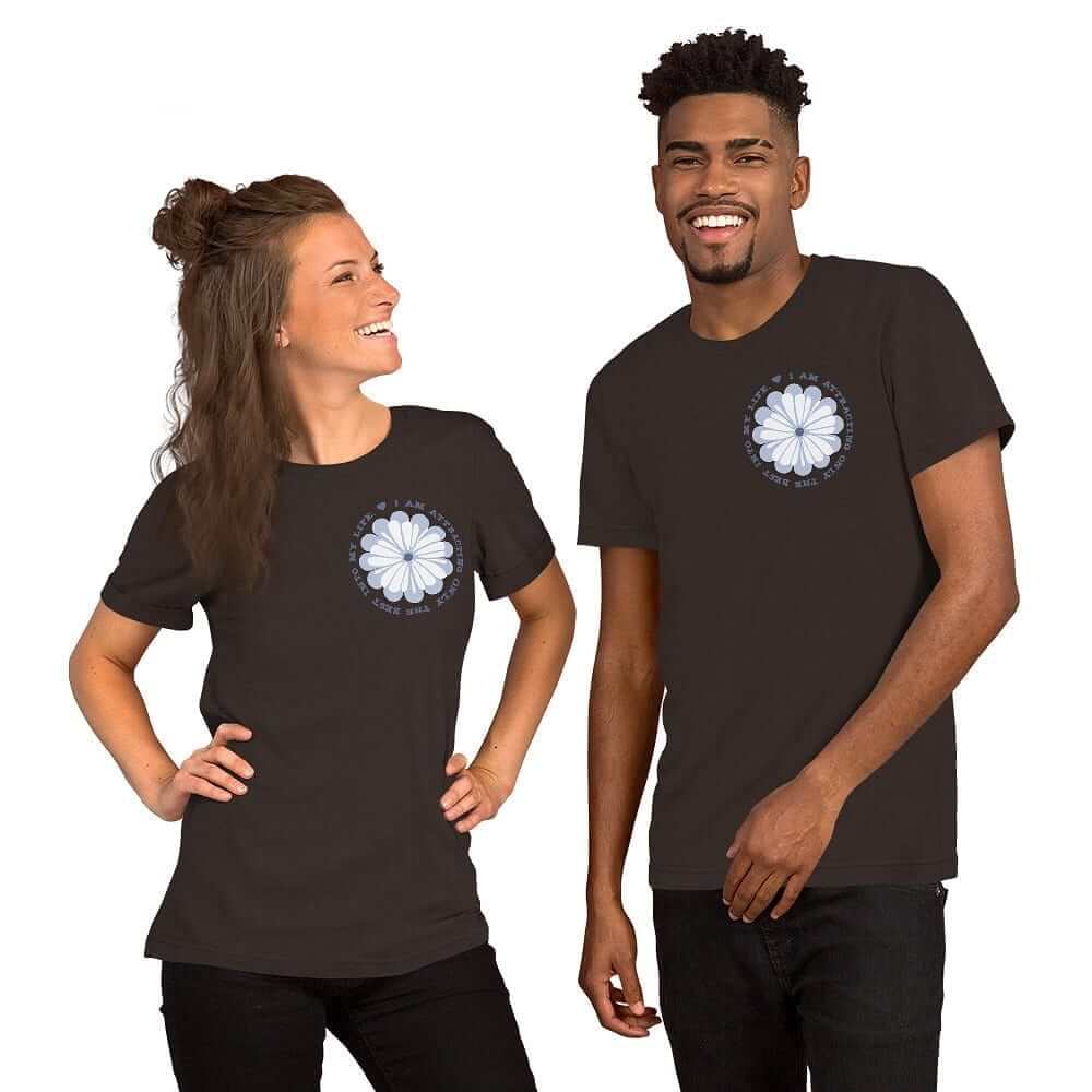 I Am Attracting Only The Best Into My Life Short-Sleeve Unisex T-Shirt, Clothing T-shirts, $ 39.00, A Moment Of Now™