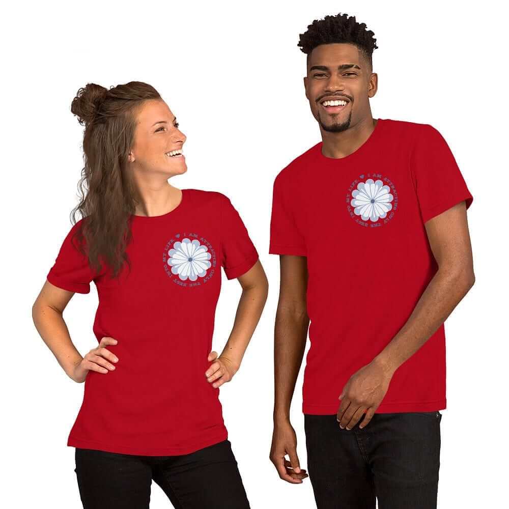 I Am Attracting Only The Best Into My Life Short-Sleeve Unisex T-Shirt, Clothing T-shirts, $ 39.00, A Moment Of Now™