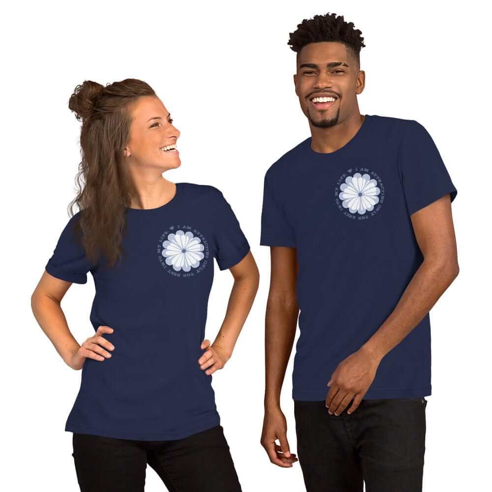 I Am Attracting Only The Best Into My Life Short-Sleeve Unisex T-Shirt, Clothing T-shirts, $ 39.00, A Moment Of Now™