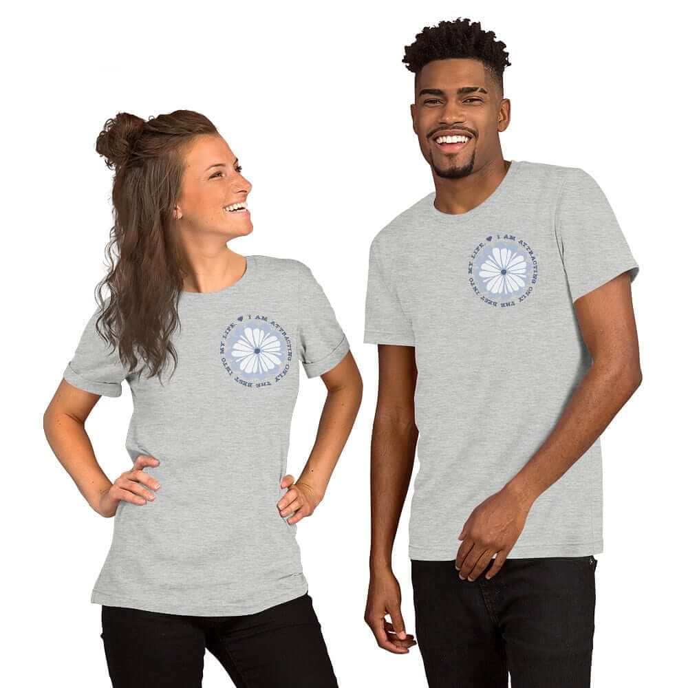 I Am Attracting Only The Best Into My Life Short-Sleeve Unisex T-Shirt, Clothing T-shirts, $ 39.00, A Moment Of Now™