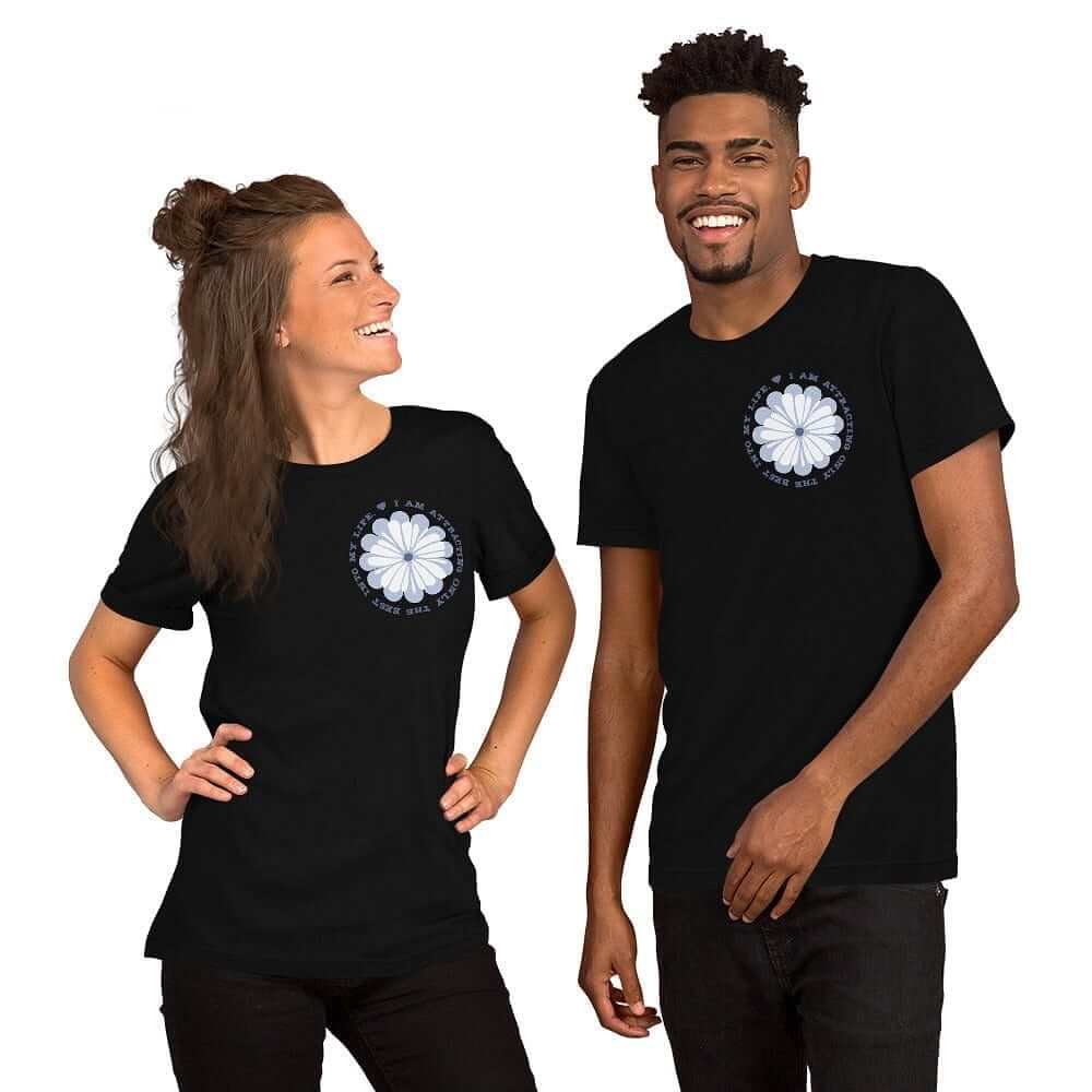 I Am Attracting Only The Best Into My Life Short-Sleeve Unisex T-Shirt, Clothing T-shirts, $ 39.00, A Moment Of Now™