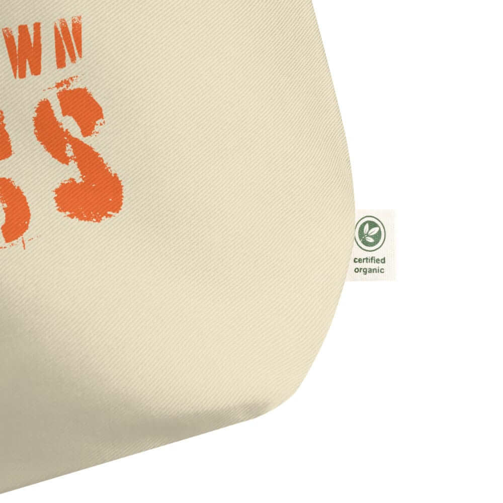 I Am My Own Boss Lifestyle Statement Large Organic Tote Shopper Bag, Bags - Shopping bags, $ 39.50, A Moment Of Now™