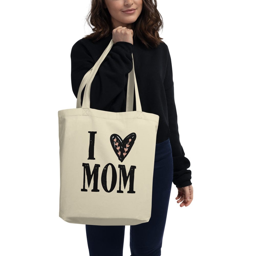 Shop I Heart Mom I Love Mom Mother's Day Eco Tote Bag, Bags - Shopping bags, USA Boutique