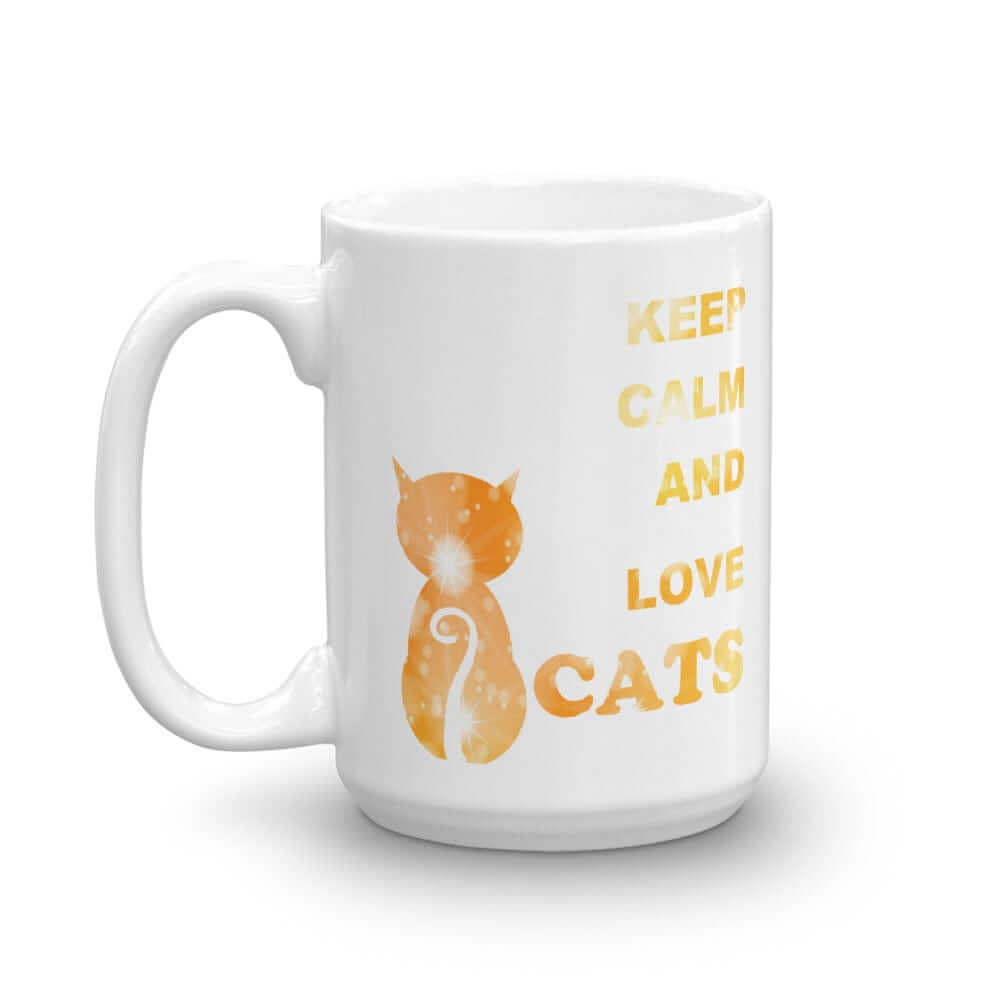 Keep Calm and Love Cats Coffee Mug | Cat Lover Statement Drinkware, Mugs, $ 24.50, A Moment Of Now™
