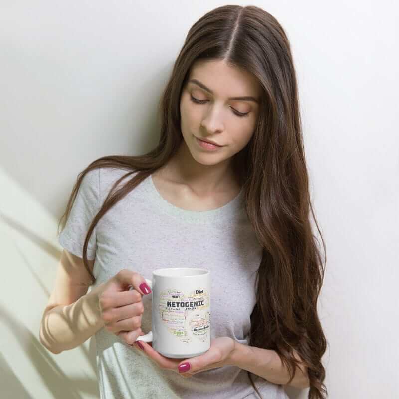 Keto Ketogenic Diet Heart Shape Word Cloud Art Coffee Tea Mug Cup, Mugs, $ 24.50, A Moment Of Now™