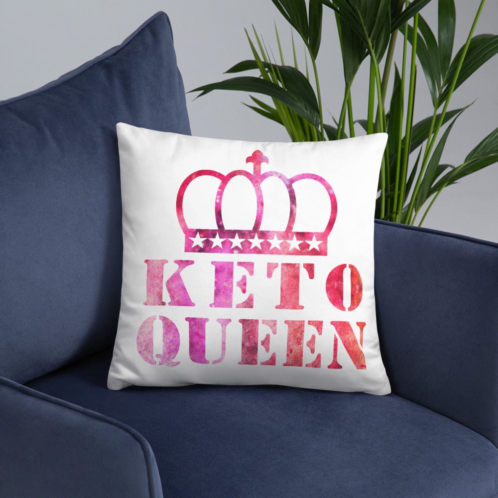 Shop Keto queen Ketogenic Diet Throw Pillow Accent Cushion, Pillows, USA Boutique