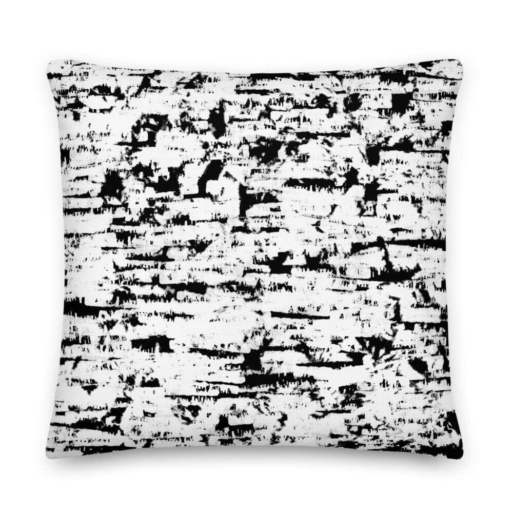 Laila Abstract Minimalist Decorative Throw Pillow Cushion - White, Pillow, $ 71.50, A Moment Of Now™