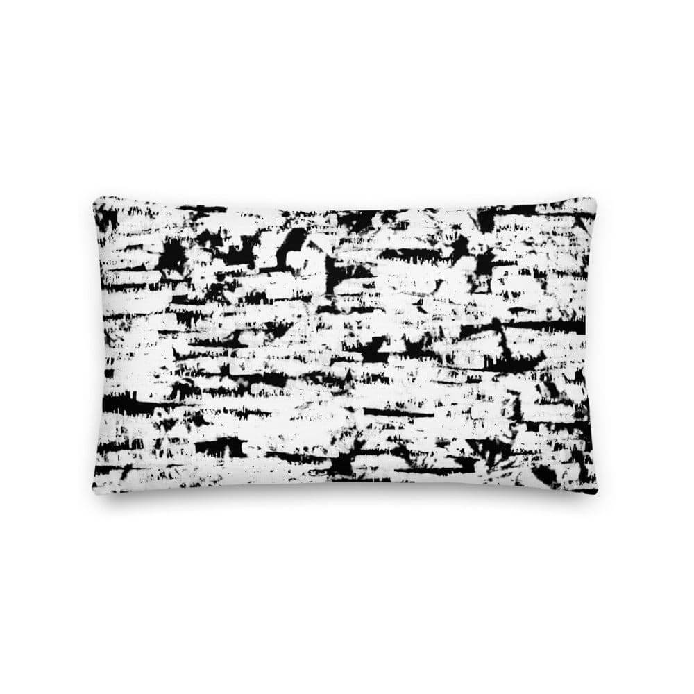 Laila Abstract Minimalist Decorative Throw Pillow Cushion - White, Pillow, $ 64.50, A Moment Of Now™
