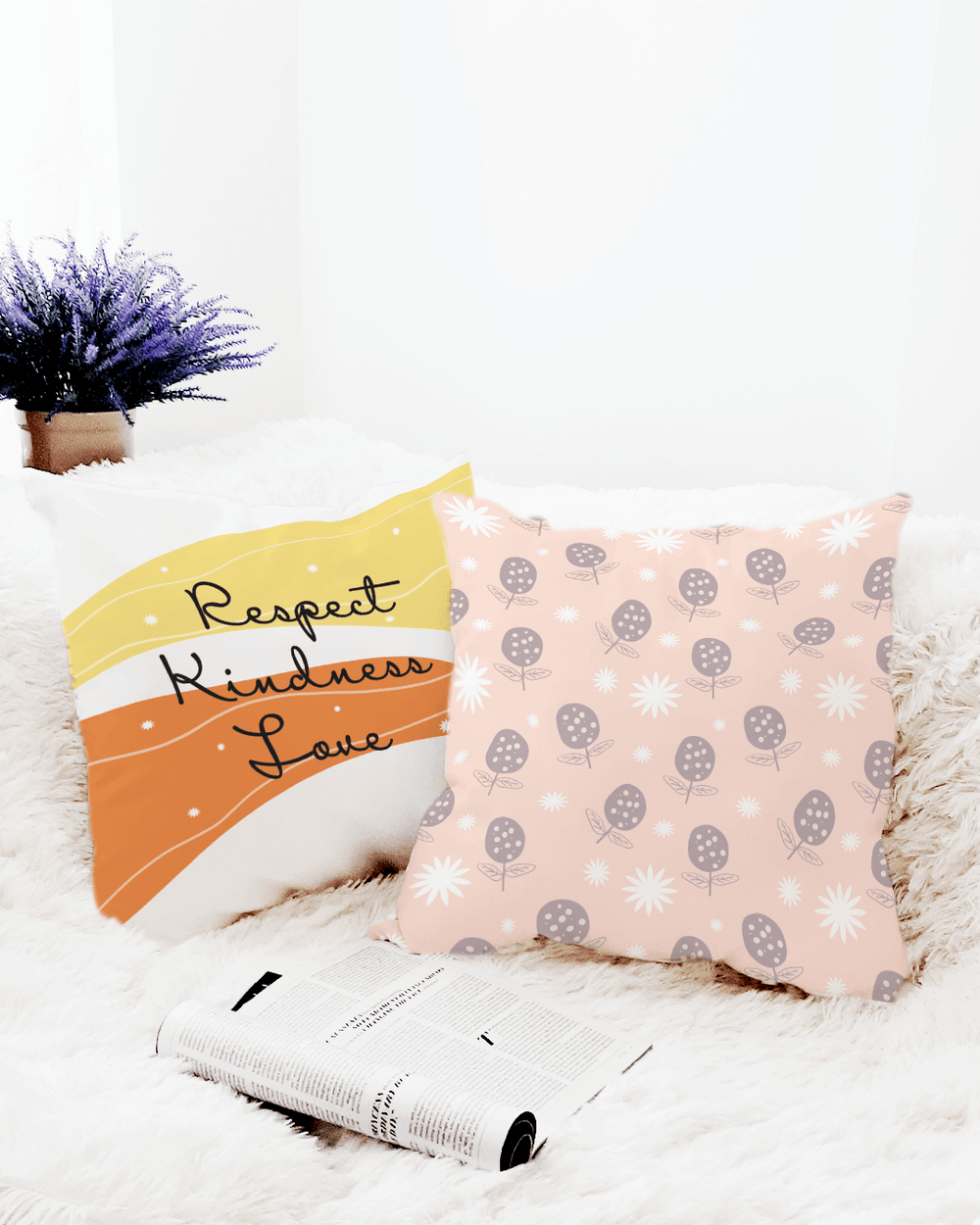 Larissa Pastel Tone Decorative Throw Pillow Accent Cushion, Pillow, $ 64.50, A Moment Of Now™
