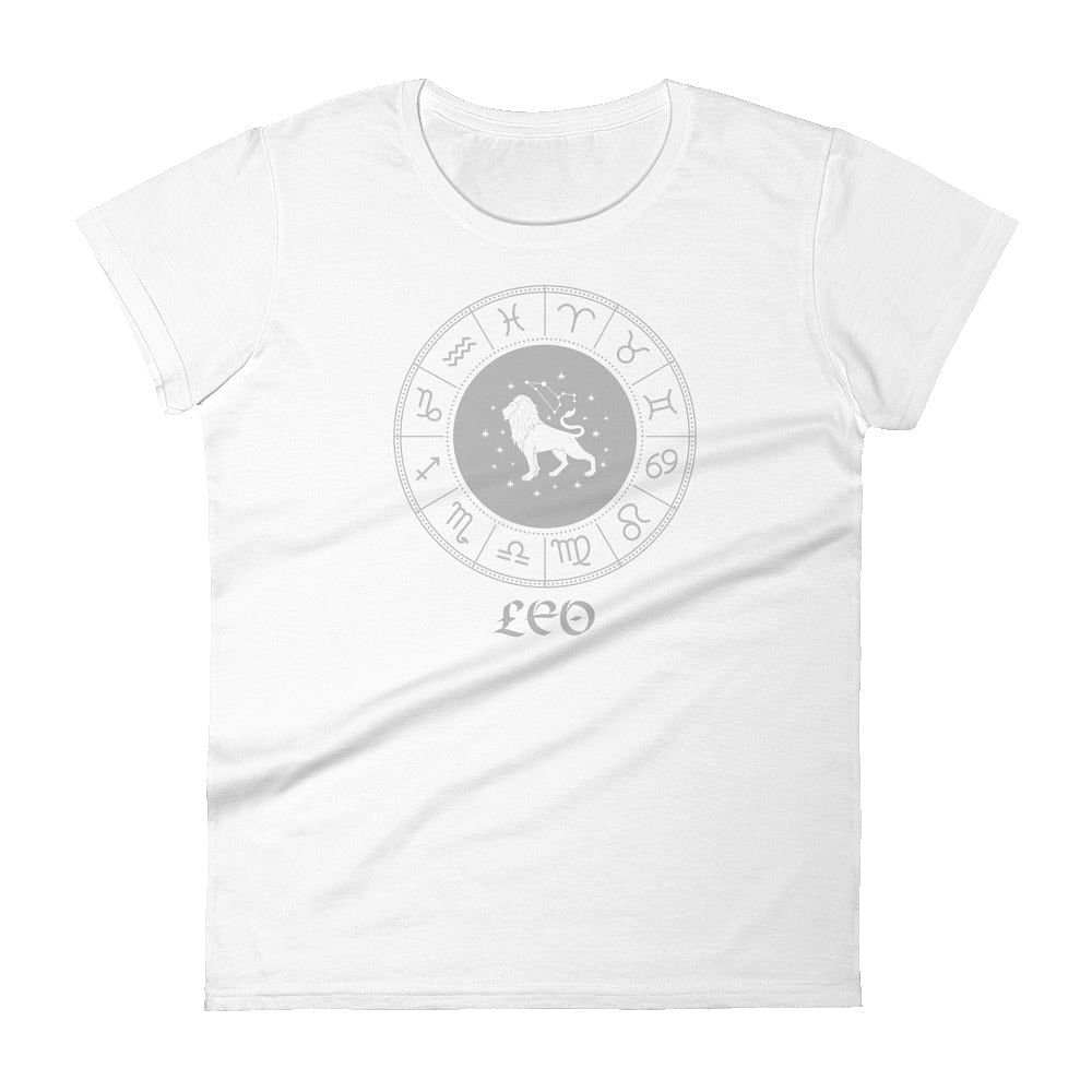 Leo Zodiac Sign Birthday Women's Short Sleeve T-shirt Clothing T-shirts A Moment Of Now Women’s Boutique Clothing Online Lifestyle Store