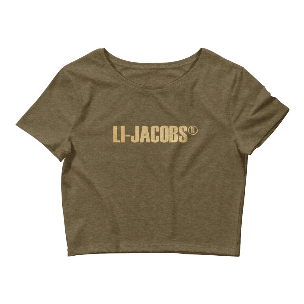 Shop Li-Jacobs® Brand Printed Women’s Crop Tee, Clothing T-shirts, USA Boutique