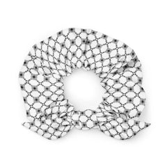 Li-Jacobs Club Pattern Hair Scrunchie Black on White Scrunchies A Moment Of Now Women’s Boutique Clothing Online Lifestyle Store