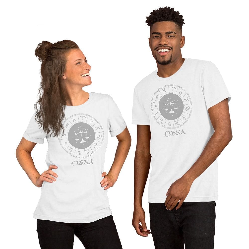 Libra Zodiac Star Sign Short-Sleeve Unisex T-Shirt Clothing T-shirts A Moment Of Now Women’s Boutique Clothing Online Lifestyle Store