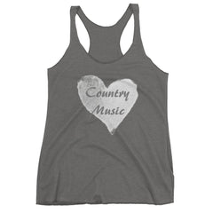 Shop Love Country Music Band Statement Women's Tank Top, Tops, USA Boutique