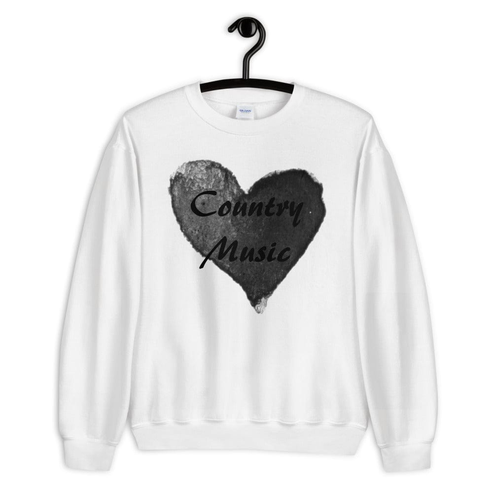 Shop Love Country Music Black Unisex Sweatshirt, sweatshirts, USA Boutique