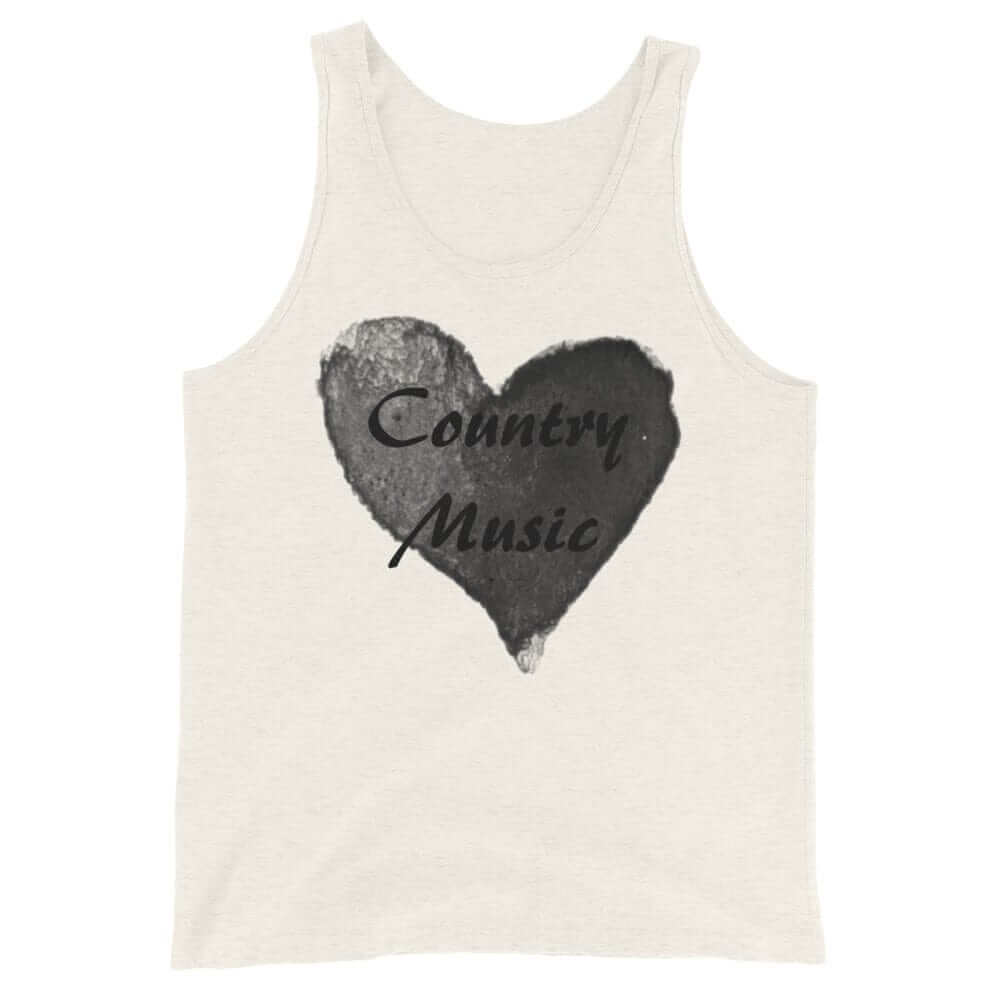 Love Country Music Black Unisex Tank Top, A Moment Of Now, $ 33.44