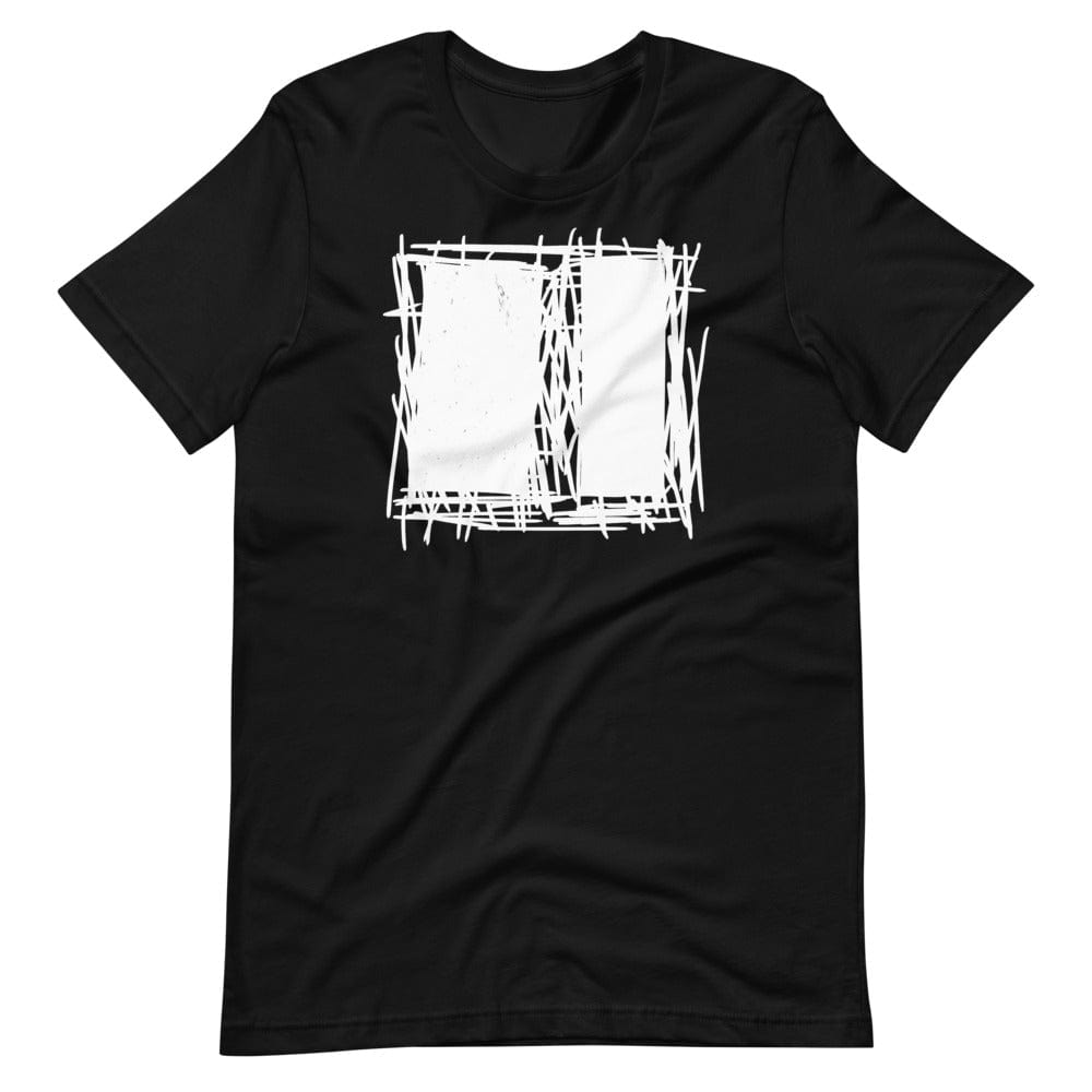Shop Lucina Black and White abstract modern Art Illustration Short-Sleeve Unisex T-Shirt, Clothing T-shirts, USA Boutique