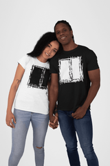 Lucina White Abstract Scribble Short-Sleeve Unisex T-Shirt, Clothing T-shirts, $ 39.00, A Moment Of Now™