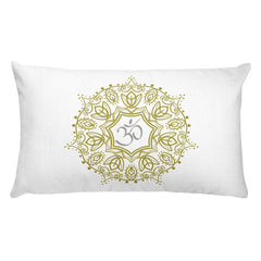 Shop Mandala Om Lumbar Decorative Throw Pillow Cushion, Pillows, USA Boutique