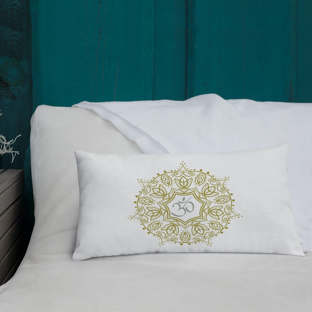 Shop Mandala Om Lumbar Decorative Throw Pillow Cushion, Pillows, USA Boutique