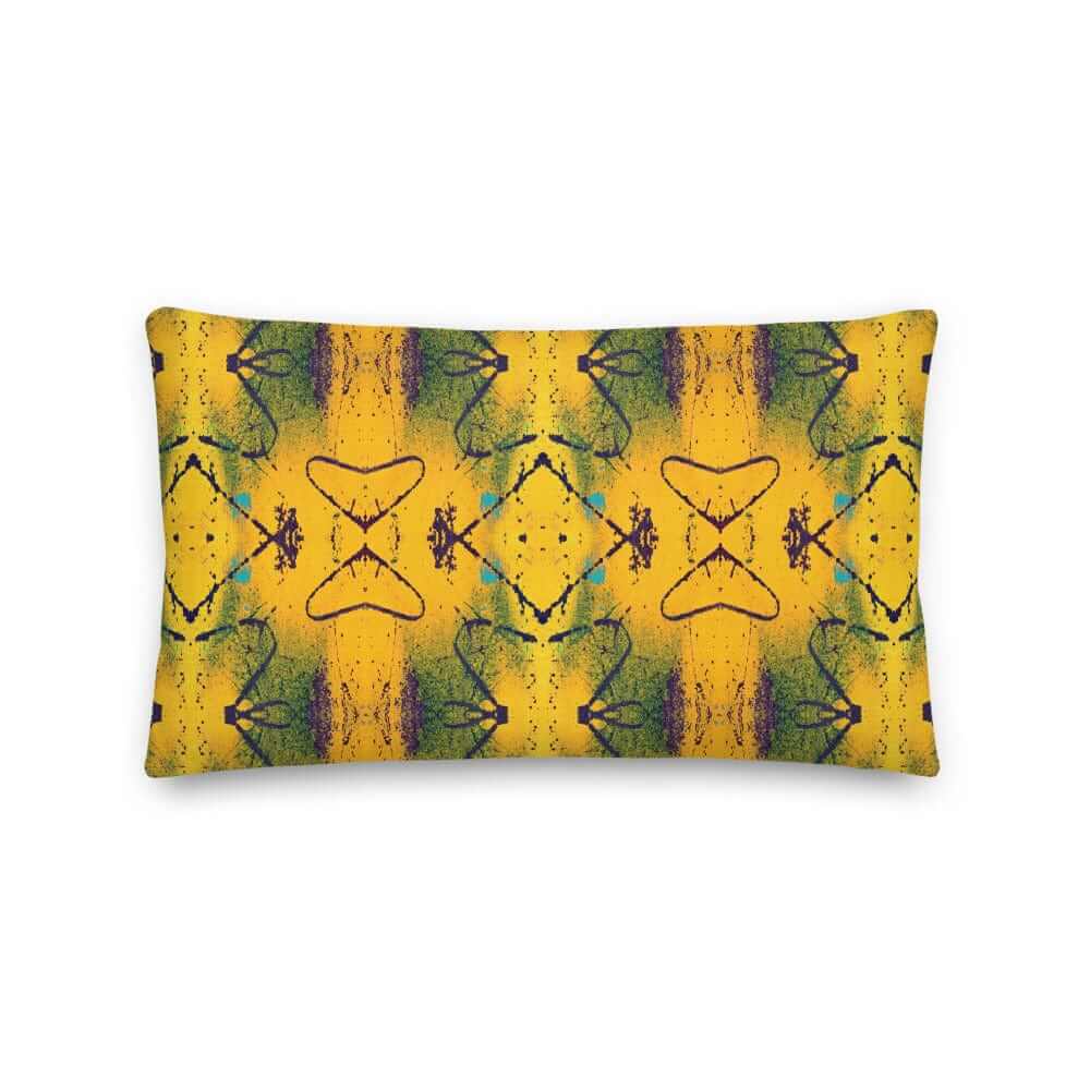 Mango Madness Orange Throw Pillow | Vibrant Home Decor, Throw Pillows, $ 55.00, A Moment Of Now™