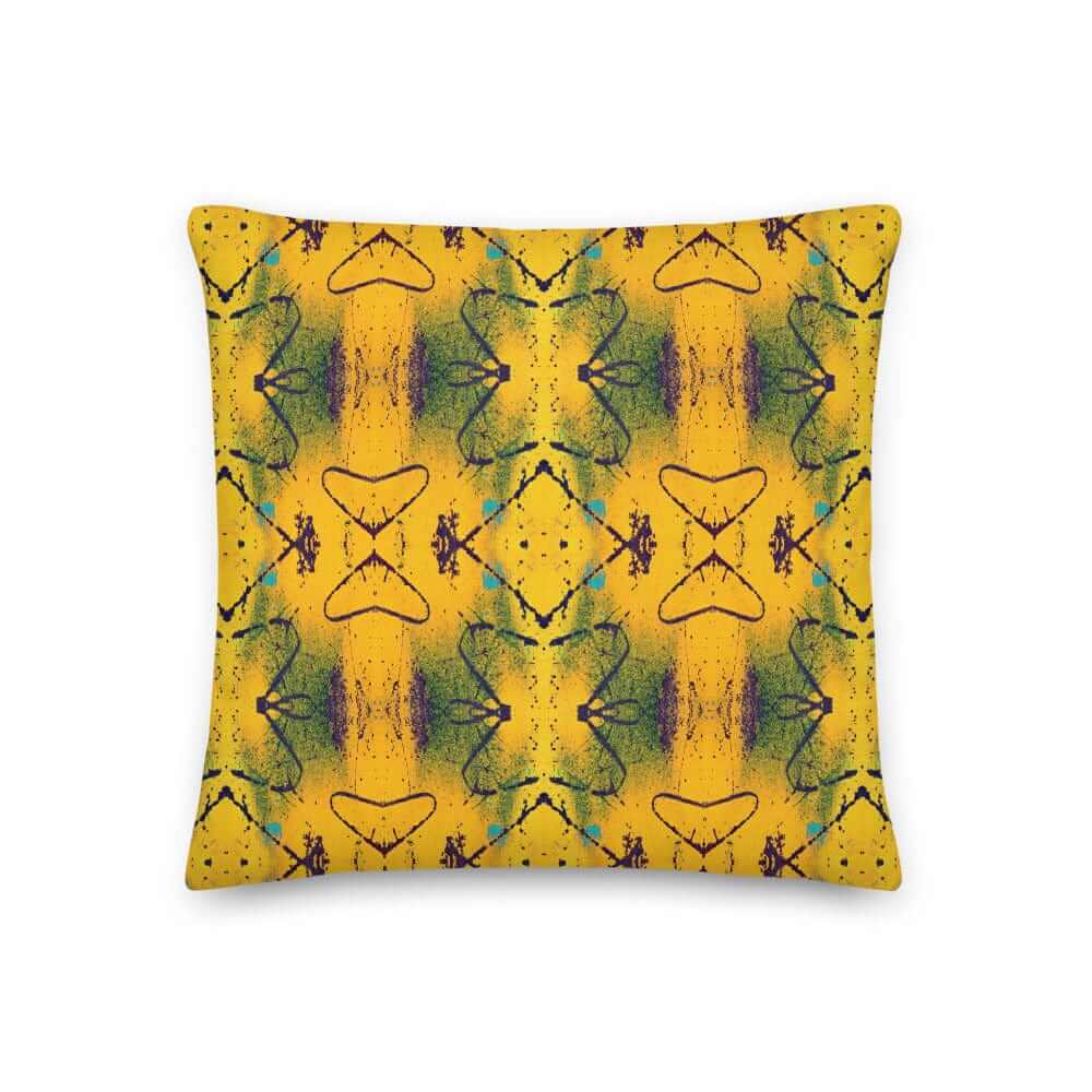 Mango Madness Orange Throw Pillow | Vibrant Home Decor, Throw Pillows, $ 55.00, A Moment Of Now™