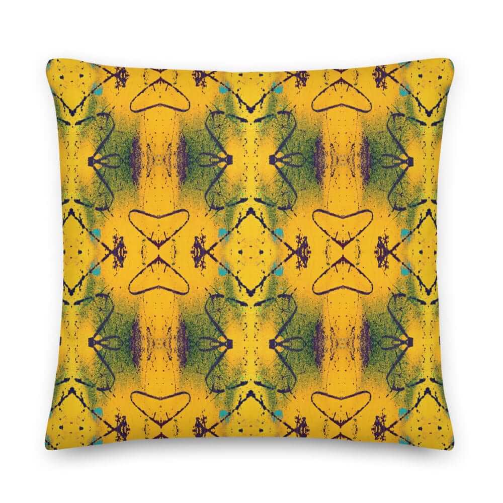 Mango Madness Orange Throw Pillow | Vibrant Home Decor, Throw Pillows, $ 55.00, A Moment Of Now™