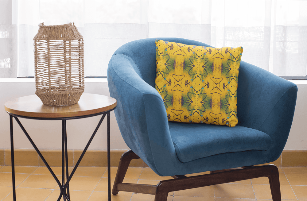 Mango Madness Orange Throw Pillow | Vibrant Home Decor, Throw Pillows, $ 55.00, A Moment Of Now™