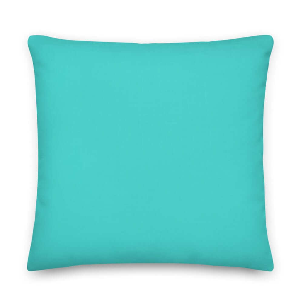 Medium Turquoise Green Pillow | Tropical Coastal Decor, Throw Pillows, $ 61.50, A Moment Of Now™