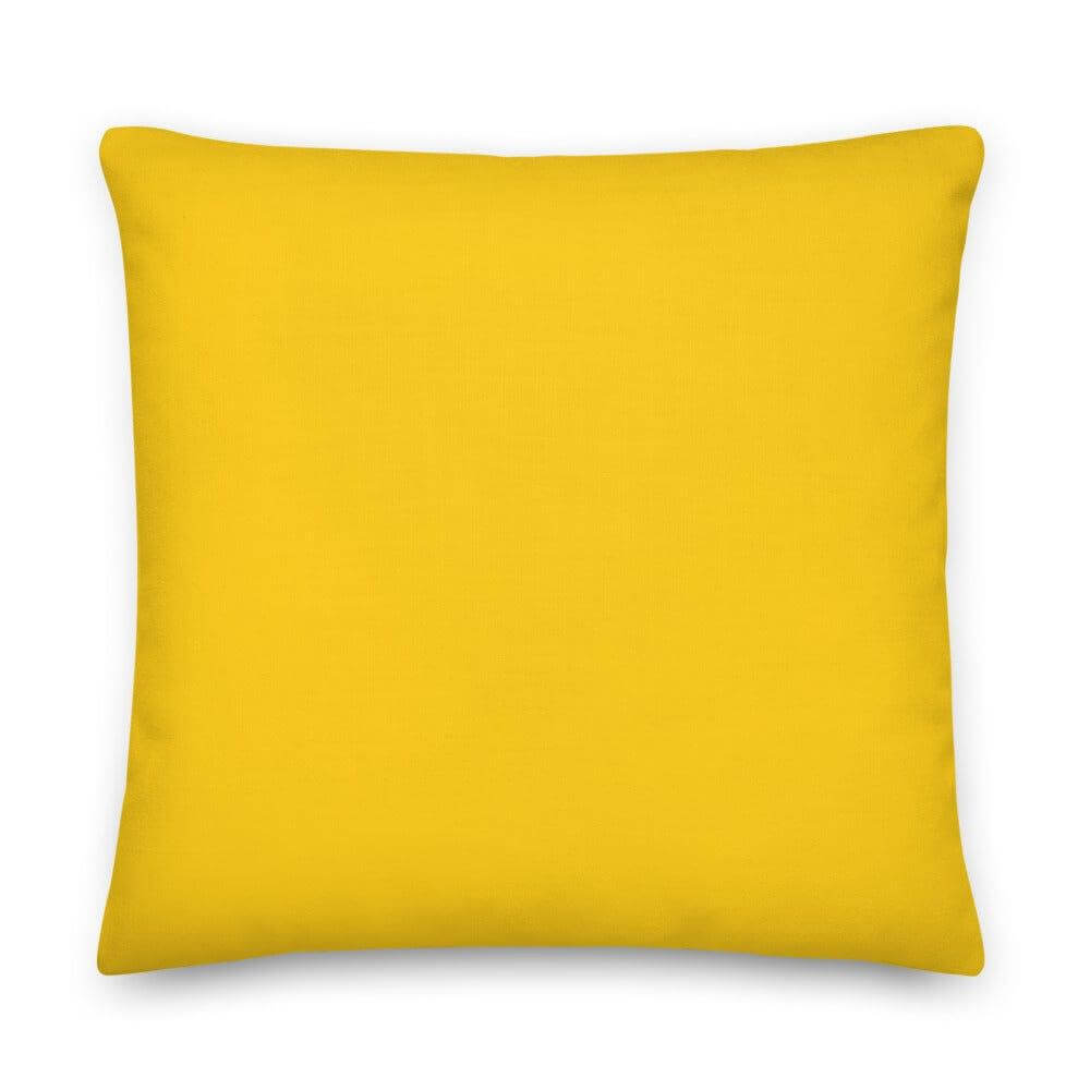 Metallic Yellow Decorative Pillow | Bold Modern Yellow Decor, Throw Pillows, $ 71.50, A Moment Of Now™