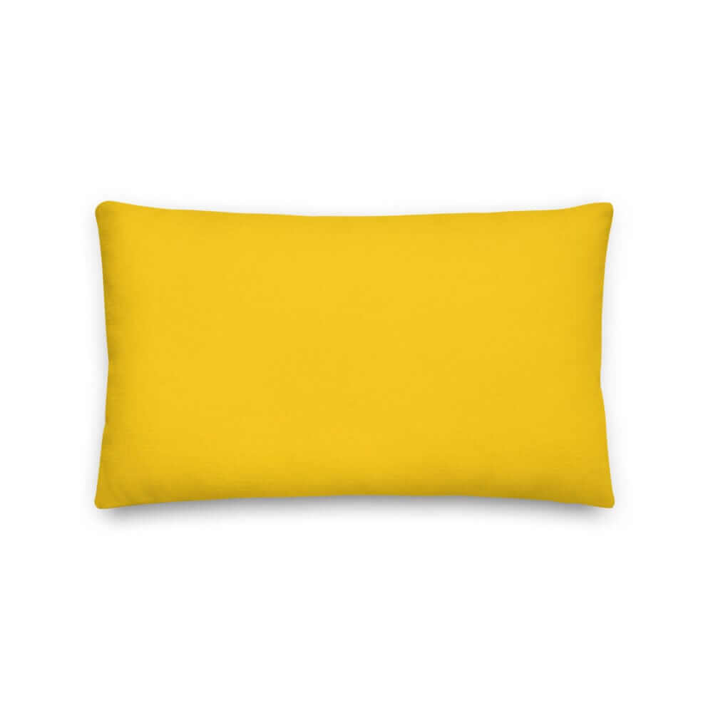Metallic Yellow Decorative Pillow | Bold Modern Yellow Decor, Throw Pillows, $ 61.50, A Moment Of Now™