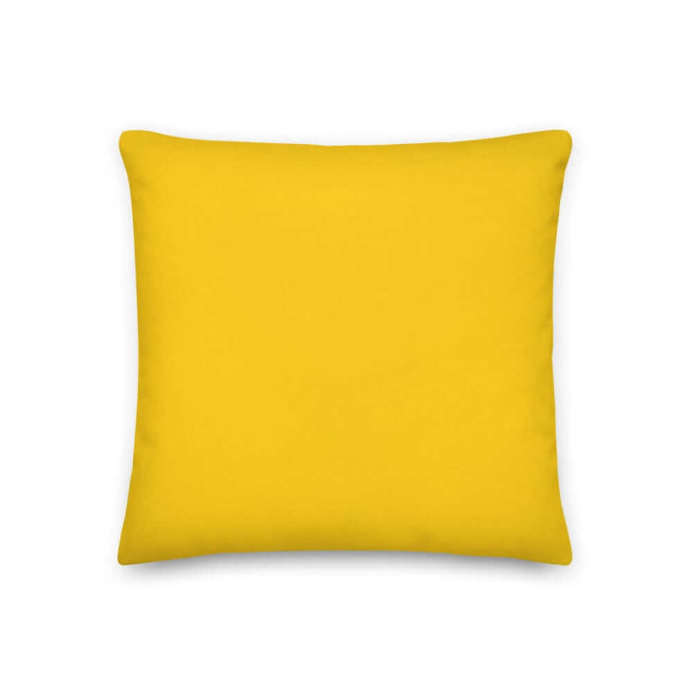 Metallic Yellow Decorative Pillow | Bold Modern Yellow Decor, Throw Pillows, $ 64.50, A Moment Of Now™