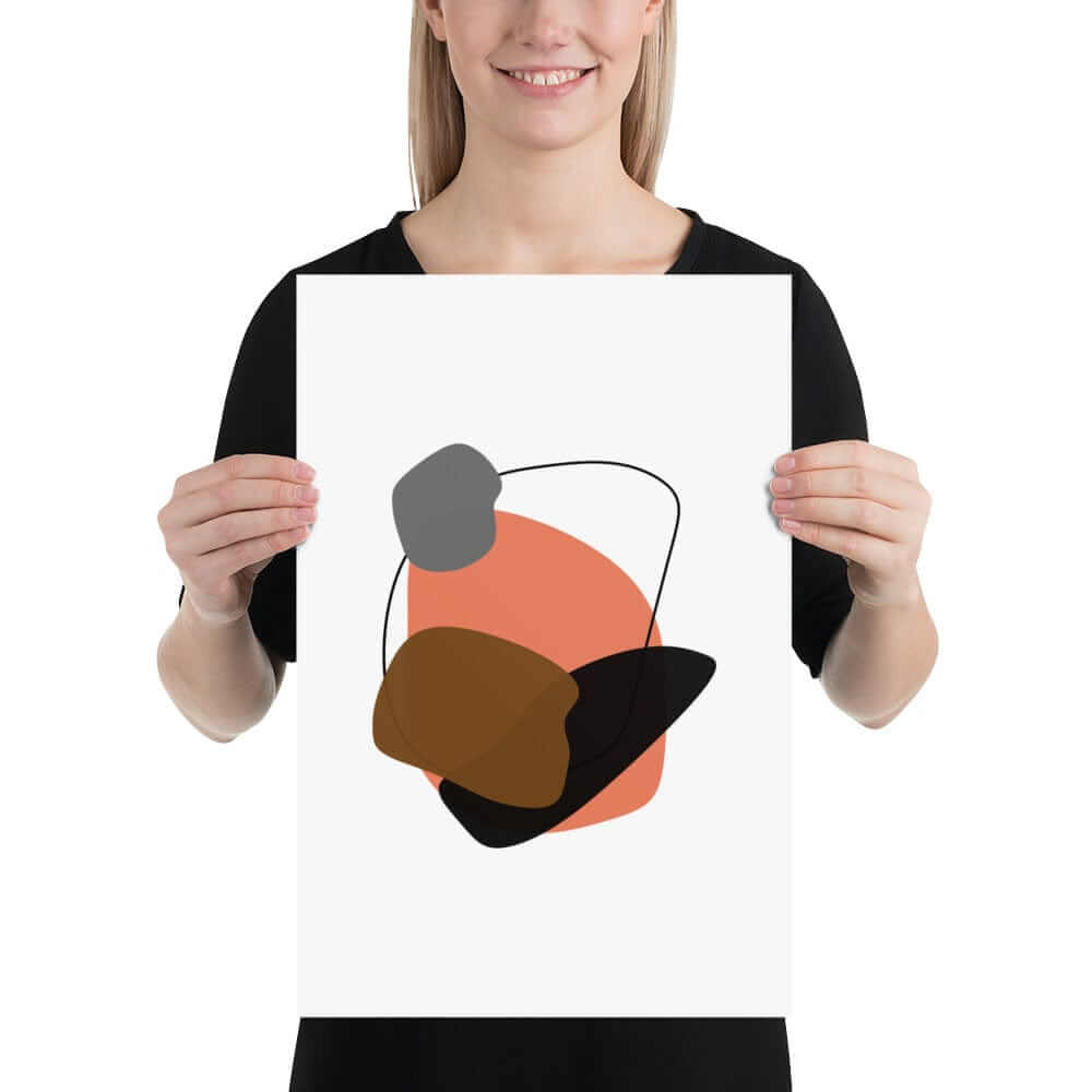 Minimalist Modern Abstract Shape Matte Art Print - Resting Poster, Poster, $ 31.50, A Moment Of Now™