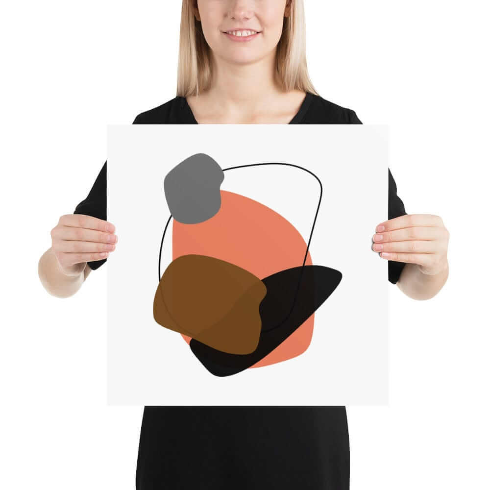 Minimalist Modern Abstract Shape Matte Art Print - Resting Poster, Poster, $ 31.75, A Moment Of Now™
