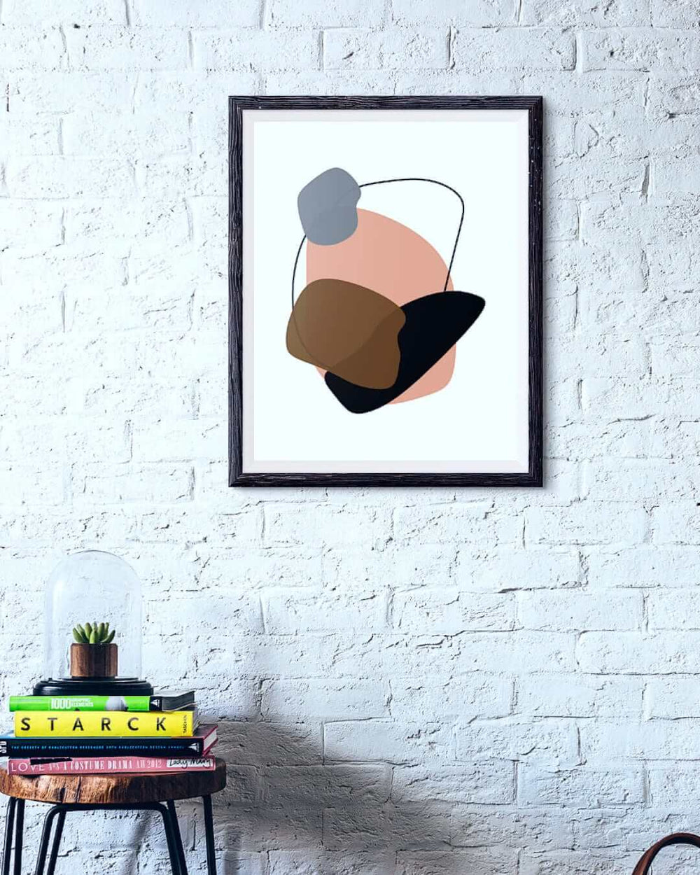 Minimalist Modern Abstract Shape Matte Art Print - Resting Poster, Poster, $ 27.00, A Moment Of Now™