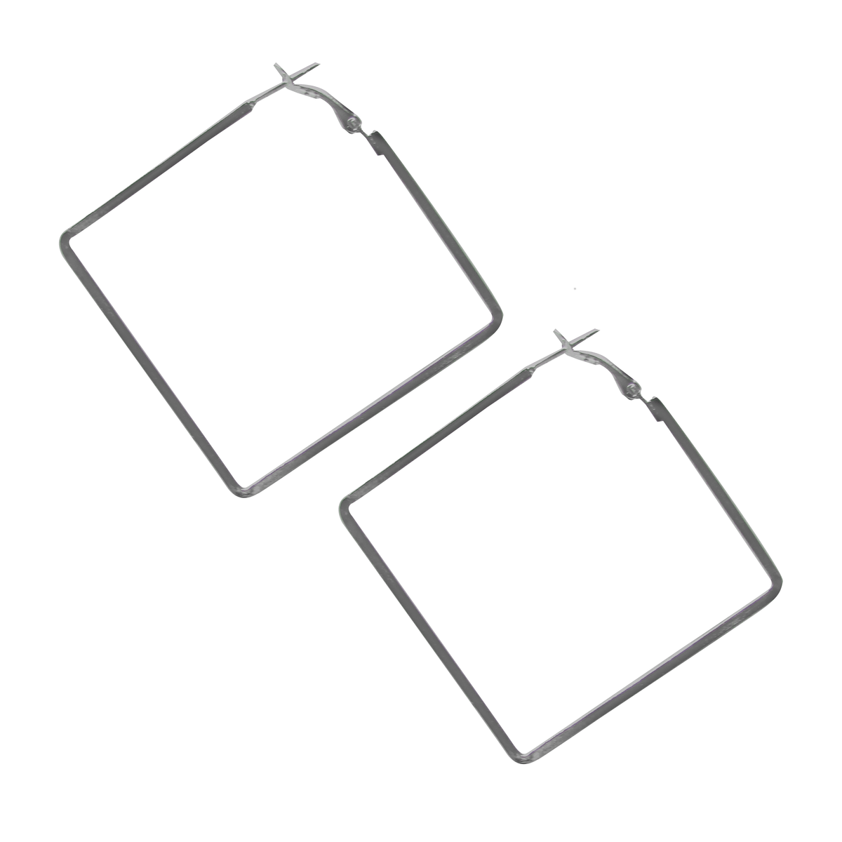 Minimalist Square Stainless Steel Hoop Earrings earrings A Moment Of Now Women’s Boutique Clothing Online Lifestyle Store
