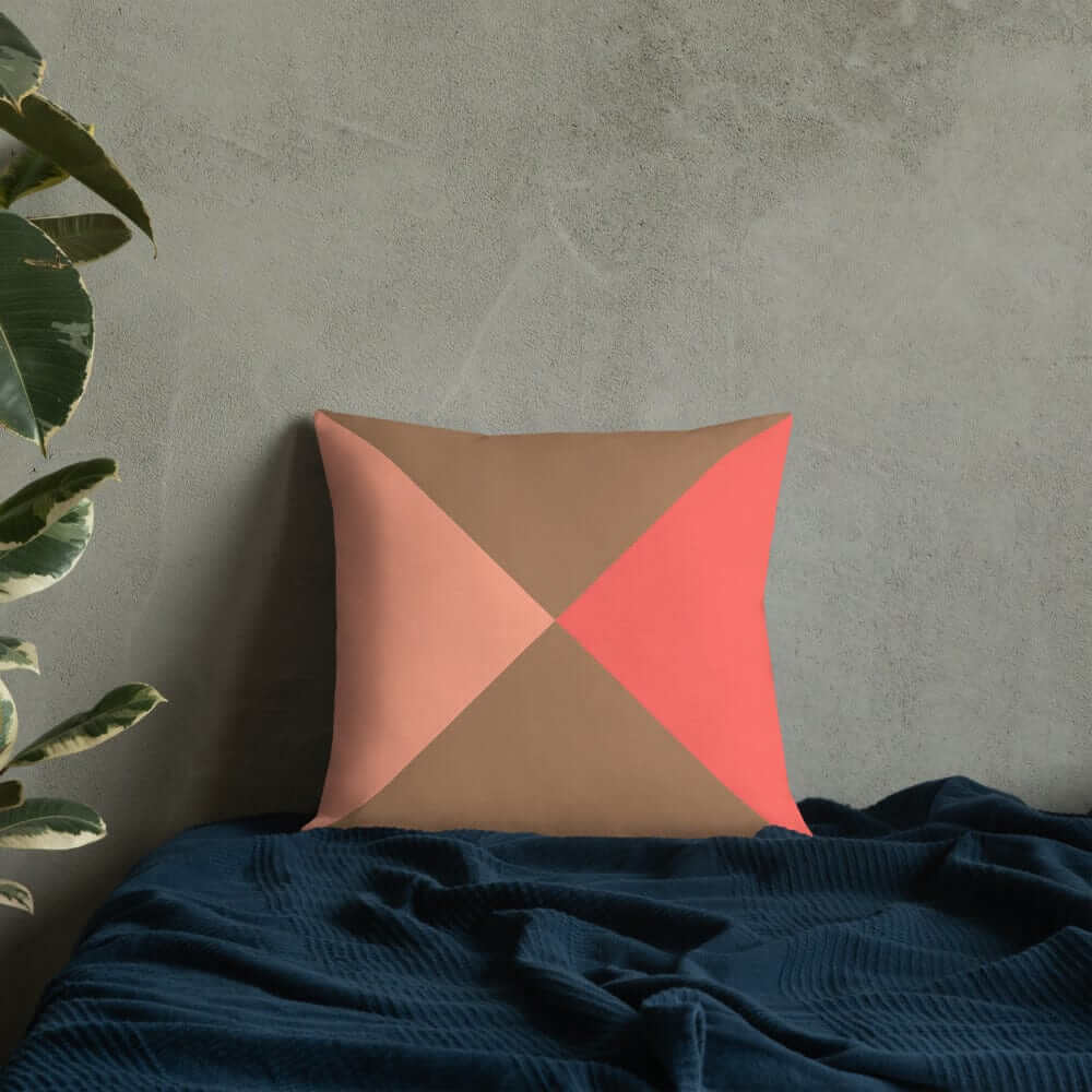 Misty Geometry Decorative Throw Pillow Accent Cushion, Throw Pillows, $ 64.50, A Moment Of Now™