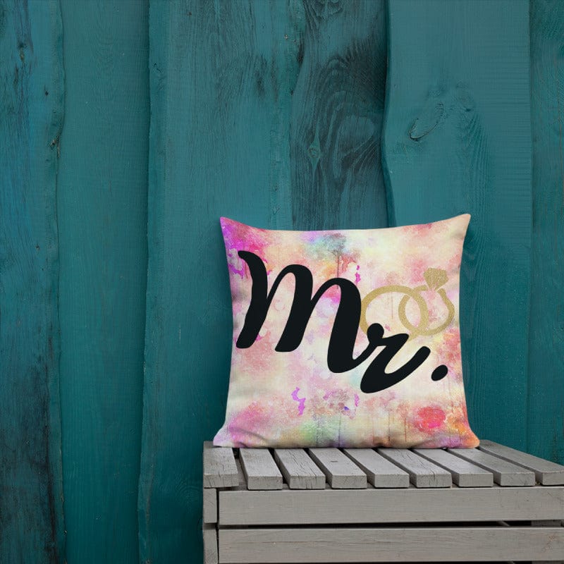 Shop Mr. and Rings Husband Couple Pillow Cushion, Pillows, USA Boutique