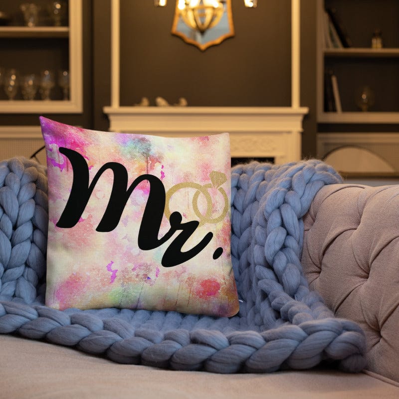 Shop Mr. and Rings Husband Couple Pillow Cushion, Pillows, USA Boutique