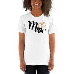Shop Mrs. The Wife NewlyWed Honey Moon Tee Short-Sleeve Unisex T-Shirt, Clothing T-shirts, USA Boutique